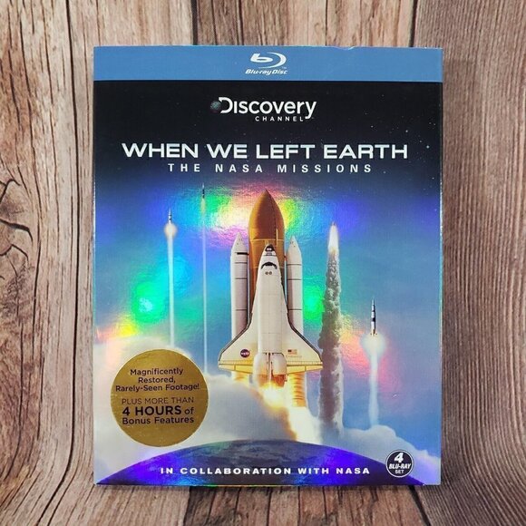 When We Left Earth: The NASA Missions Blu-Ray Disc, 2008, 4-Disc Set. - Picture 4 of 10
